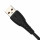 Кабель USB-Type-C, 1.0м, для зарядки и передачи данных, чёрный, (GP07T) GoPower 2.4A, силикон, быстрая зарядка