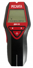Металлодетектор ДМ-50 РЕСАНТА Детектор напряжения: AC220V до 50мм; металлодетектор: до 40мм; звуковая/световая индикация;