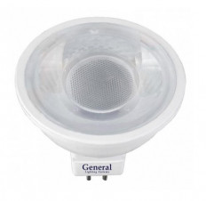 Лампа светодиодная 220В/ 7Вт/ GU5.3/ 3000К (теплый белый) 450Lm GLDEN-MR16-7-230-GU5.3-3000 (632700 General