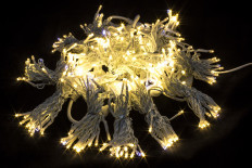 Гирлянда св. ул. "Занавес-ПВХ" 2.0х3.0м. теплый белый, (ww.03.6W.420.F+) Winner Light герметичный колпачок IP54, LED-420 белый провод