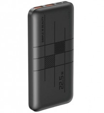 Аккумулятор внешний 10000mAh RP187 черный, 22.5W, QC3.0 XO вход: microUSB/Type-C; выход: 2*USB; LED-индикация;