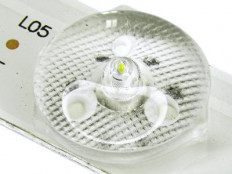 Модуль подсветки LED TV 755мм 8 линз; JL.D39681330-003BS-M (MS-L2695 V1) (18FJ100H98B0100154402628) алюминий; 6V; шаг 105-105-105-90-105-105-105mm; 40"; 3pin; 1/3TV; для CENTEC CT-8240, Telefunken TF-LED40S44T2, LC-40Q3000U, DOFFLER 40DFS69, ECON EX-40...