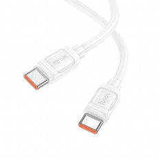 Кабель Type-C-Type-C, 1.0м, X115 Surpass белый, для зарядки и передачи данных, 240W