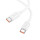 Кабель Type-C-Type-C, 1.0м, X115 Surpass белый, для зарядки и передачи данных, 240W