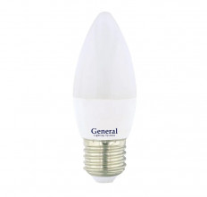 Лампа светодиодная 220В/ 8,0Вт/ E27/ 4500К (дневной белый) GLDEN-CF-8-230-E27-4500 (638600) General