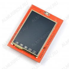 Дисплей 2.4 TFT touch LCD shield, Шилд для плат Arduino с дисплеем 2.4'', с тачскрином No name