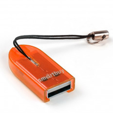 Card Reader SBR-710 Orange SMART BUY USB2.0; поддержка microSD/SDHC