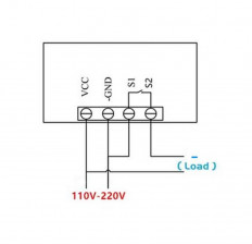 Терморегулятор W3230 110...220V -50...+120°C 10A 250V (улучшенная схема)