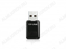 Wi-Fi Адаптер TL-WN823N TP-LINK USB 2.0; 802.11b,g,n; 2.4ГГц; до 300 Мбит/с; антенна внутренняя, передатчик-20dBM