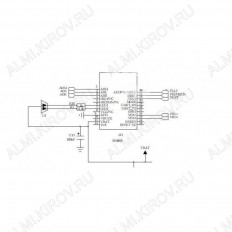 Модуль аудио Bluetooth XS3868 на микросхеме OVC3860, для передачи потокового стерео аудио.