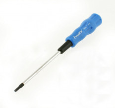 Отвертка Torx T10H, 80мм, Cr-Mo-V, с отверстием, прецизионная, 89400-T10H
