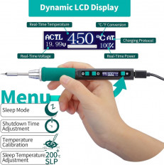 Паяльник с регулятором температуры YH-928D-IV with Charger (20VDC; 60W)