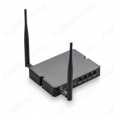Wi-Fi Маршрутизатор Kroks Rt-Cse m4 со встроенным LTE Cat.4 модемом Quectel KROKS Слот для Micro SIM, встроенный 3G/4G-модем, 2 разъема F-female для внешней 4G-антенны, 2 внешние антенны Wi-Fi (5дБ), 4 разъема RJ-45, Wi-Fi 300 Мбит/