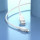 Кабель USB-Lightning, 1.0м, для зарядки и передачи данных, белый, X109 Energy