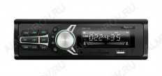 Автомагнитола "CMX-120" PROLOGY MP3, 4x45Вт, FM1/2/3 MW1/2 87,5-108МГц, USB/SD/MMC, DC12В, монохромный дисплей, фиксированная передняя панель