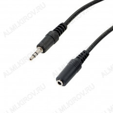 Шнур 3.5 шт стерео/3.5 гн стерео 1.5м (APH-093-1.5)