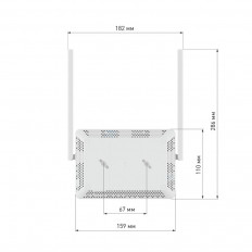 Wi-Fi Маршрутизатор Netcraze Air (NC-1613)