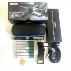 Паяльник с регулятором температуры Fnirsi HS-02A Set4 (20VDC; 100W)