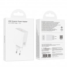 Сетевое ЗУ/Блок питания с выходом Type-C, 4.5A белый C162A Source, GaN,
40W/max 60W