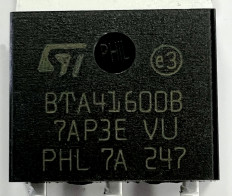 Симистор BTA41-600B(RG) TO-3Pisolated STMicroelectronics Triac;Standard;600V,40A,Igt=50mA