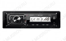Автомагнитола BT-370 white с Bluetooth SKYLOR MP3; 4x45Вт, FM1/2/3 MW1/2 87,5-108МГц, USB/SD/AUX, DC12В, монохромный дисплей, съемная передняя панель с ПДУ