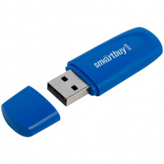 Карта Flash USB 8 Gb (Scout Blue) SMART BUY с колпачком; USB 2.0