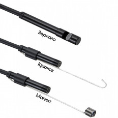 Эндоскоп OT-SME11 с microUSB камерой (Длина зонда 2м) ОРБИТА для ОС Андроид и PC.; разрешение видео/фото 640х480; увеличение; угол обзора камеры 70гр.; LED подсветка