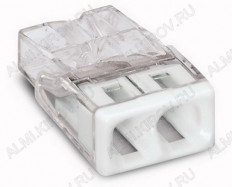 Клемма WAGO 2273-202 втычная 2x2.5мм (0.5-2.5мм)