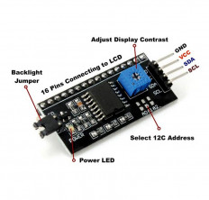 Модуль конвертера I2C для LCD дисплеев