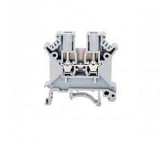Клемма винтовая проходная, 2.5 мм2, серая MTU-2.5 MEYERTEC
