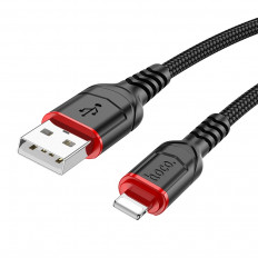 Кабель USB-Lightning, 3.0м, для зарядки и передачи данных, чёрный, X59