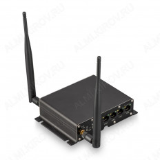 Wi-Fi Маршрутизатор Kroks Rt-Cse mQ-EC со встроенным LTE Cat.4 модемом Quectel EC25-EC KROKS Слот для Mini SIM, встроенный 3G/4G-модем, 2 разъема F-female для внешней 4G-антенны, 2 внешние антенны Wi-Fi (2дБ), 4 разъема RJ-45, Wi-Fi 300 Мбит/с