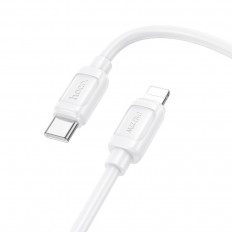 Кабель Type-C-Lightning, 1.0м, X115 Surpass, для зарядки и передачи данных, белый, 
PD27W
