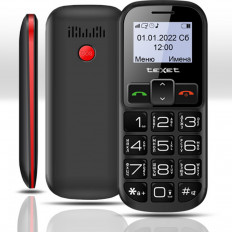 Мобильный телефон Texet TM-B322 черный-красный