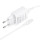 Сетевое зарядное устройство с выходом USB, 3.0А, белый, BA111A Star, с кабелем USB-microUSB, поддержка QC3