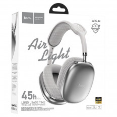 Наушники беспроводные W35 Air Triumpf, полноразмерные с микрофоном, , серебристые