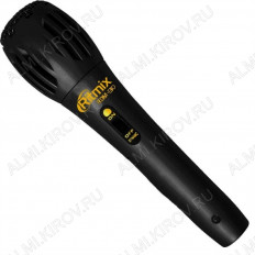 Микрофон динамический RDM-130 black RITMIX 60-15000 Гц; 600 Ом; чувствительность 54дБ; однонаправленный; съемный шнур 3м, штекер 6,3мм; пластик.