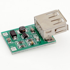 KIT преобразователь DC/DC в 5V(0.6А) из 0.9...5V USB HW-105 (EM-834) No name Повышающий; Uвх.: 0.9...5V; Uвых.: 5V; Iвых: 0.6А (макс.); для питания низковольтных устройств от батареек