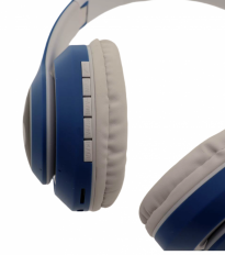 Наушники беспроводные STN-28 Cat, Синий, накладные с микрофоном, дизайн с кошачьими ушками