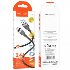 Кабель USB-Lightning, 3.0м, для зарядки и передачи данных, чёрный, X109 Energy