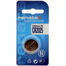 Элемент питания CR2025 RENATA 3В;литиевые;блистер 1/10 (цена за 1 эл. питания)