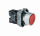 Кнопка плоская красная, металл, 1NC, MTB2-BAZ124 MEYERTEC