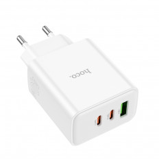 Сетевое зарядное устройство с вых.USB,2*Type-C,3.0A,белый C126A Pure