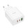 Сетевое зарядное устройство с вых.USB,2*Type-C,3.0A,белый C126A Pure