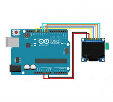 Дисплей OLED 0.96'' 128x64, SPI белый No name