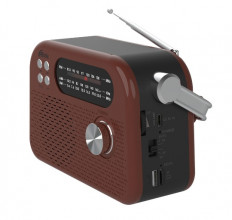 Радиоприемник RPR-045 CHOCOLATE RITMIX УКВ(FM) 87.5-108МГц; СВ(MW) 522-1620МГц; КВ(SW) 9,5-18МГц ; Bluetooth; USB, microSD; питание от аккумулятора 18650(в комплекте). Зарядка через шнур USB