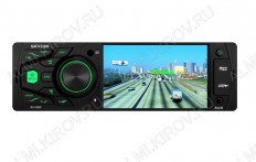 Автомагнитола "AV-4300" с Bluetooth SKYLOR MP3, MPEG4, WMA; 4x50Вт, FM1/2/3 MW1/2 87,5-108МГц, USB/microSD, DC12В, цветной 4" дисплей, ПДУ; Функция Bluetooth, вход для камеры заднего вида (RCA