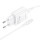 Сетевое зарядное устройство с выходом USB, 1.5А, белый, BA110A Lemi, с кабелем USB-microUSB;