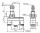 Переключатель LXW5-11Q1 ON-(ON) толкатель роликовый продольный 15A/250V; 3 pin