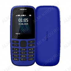 Мобильный телефон Nokia 105 DS TA-1174 синий NOKIA 2 Sim
